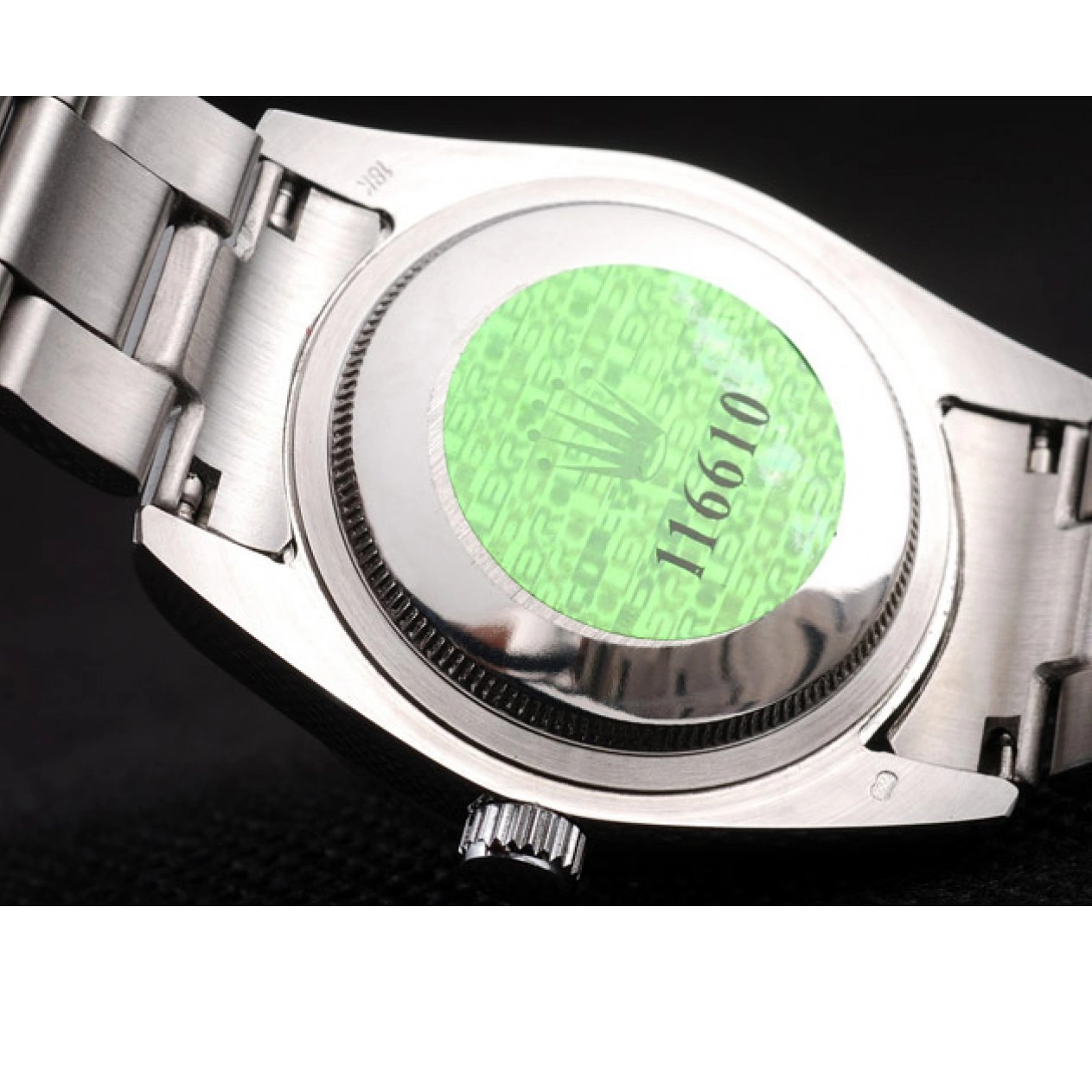 Aaa replica watch Plated Rolex Datejust 98081 Polished Diamond Dial Silver Flowers Steel Stainless 0716